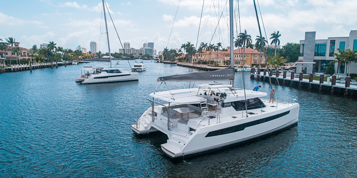 leopard catamaran boat